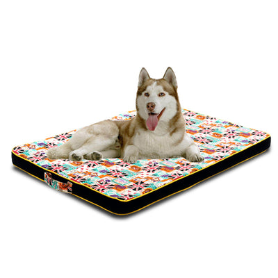 Stylish Prints of Thickened Pet Printing Canvas Dog Mats Comfortable and Durable Dog Bed Mats for Dogs